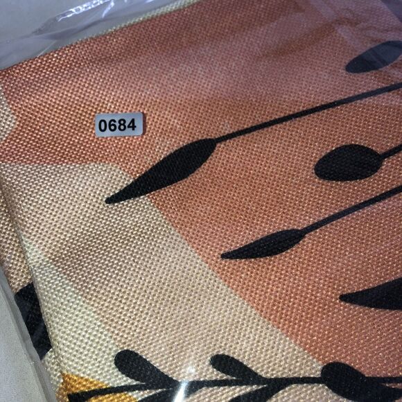 Boho Pillow Covers 16x16 Inch, Mid Century Abstract Sun Set Of 2 CUTE!! - Picture 8 of 8